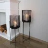 TP Metall-Windlicht Mit Glaseinsatz 73Cm Best