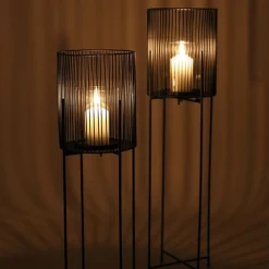 TP Metall-Windlicht Mit Glaseinsatz 73Cm Best