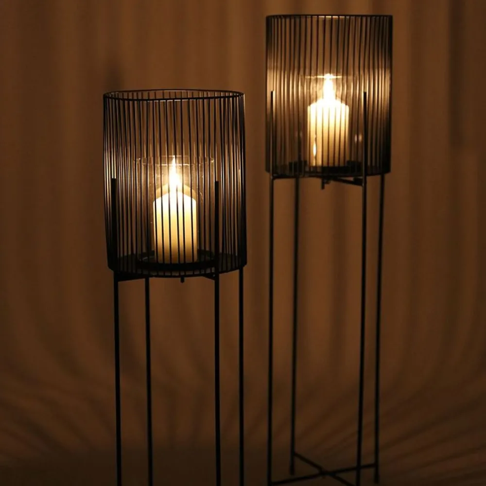 TP Metall-Windlicht Mit Glaseinsatz 73Cm Best
