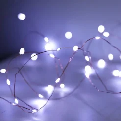New Home Mikro-Led-Drahtlichterkette Mit 40 Leds Und Timer 4,2M Kaltweis Discount