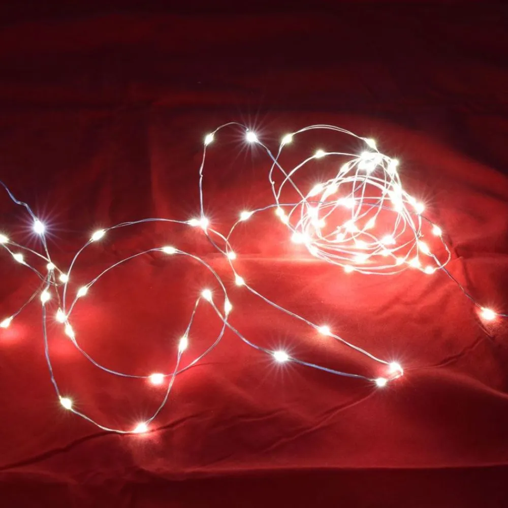 New Home Mikro-Led-Innenlichterkette Mit Timer 4,25M 80 Leds Warmweis Online