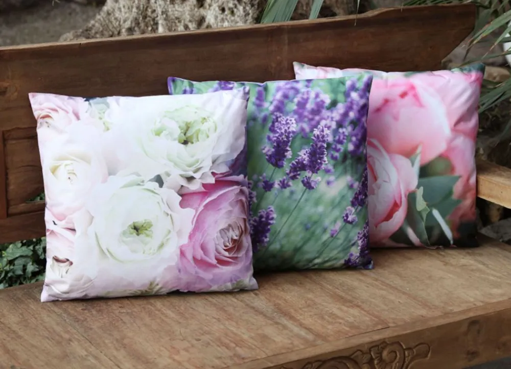 TP Outdoorkissen Blumenmotive 45X45Cm Clearance