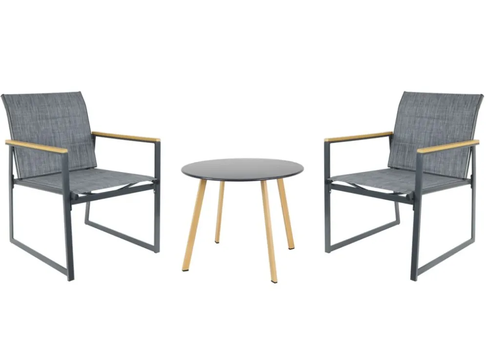 Sunny Moments Outdoor-Loungesessel Aus Metall Mit Textilbespannung 2Er-Set Hot