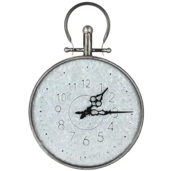 TP Outdoor Metall-Wanduhr Verzinkt 31,5X46Cm Clearance
