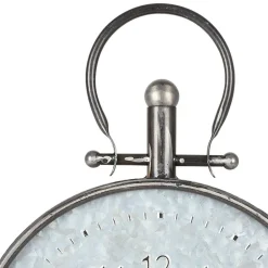 TP Outdoor Metall-Wanduhr Verzinkt 31,5X46Cm Clearance