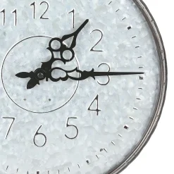 TP Outdoor Metall-Wanduhr Verzinkt 31,5X46Cm Clearance