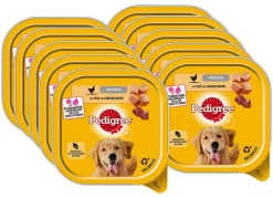 Pedigree Pastete Mit Huhn + Sonnenblumenol Schale 300G New