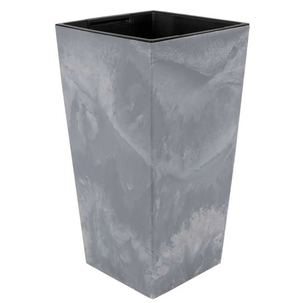 Prosperplast Pflanzkübel Mit Einsatz Urbi Square Effect 27X50,5X27Cm Marengo-Grau Sale