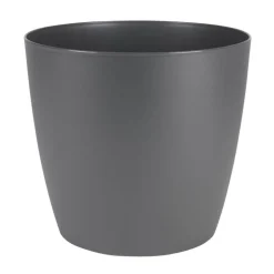 Pseudohersteller Pflanztopf Ella Mit Rollen 34,5X31Cm Anthrazit/Matt New