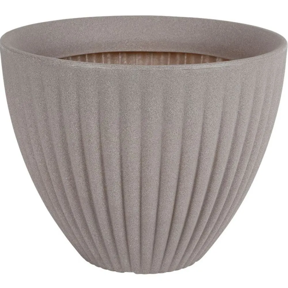 Jelenia Plast Pflanztopf Lotus 39X31Cm Sand Outlet