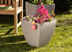 Jelenia Plast Pflanztopf Lotus 39X42X39Cm Sand