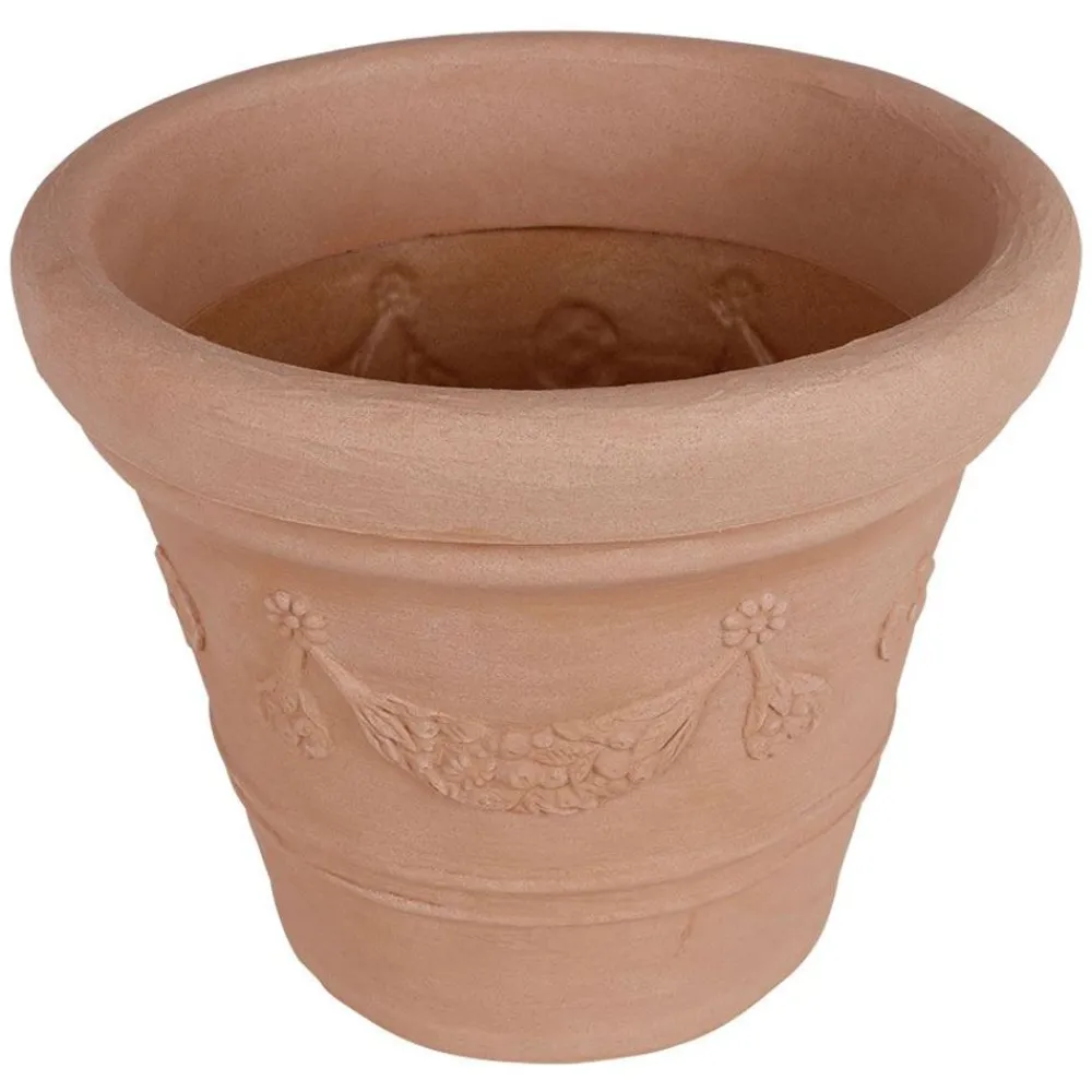 Pseudohersteller Pflanztopf Siena Traube 42X36Cm Terrakotta Outlet