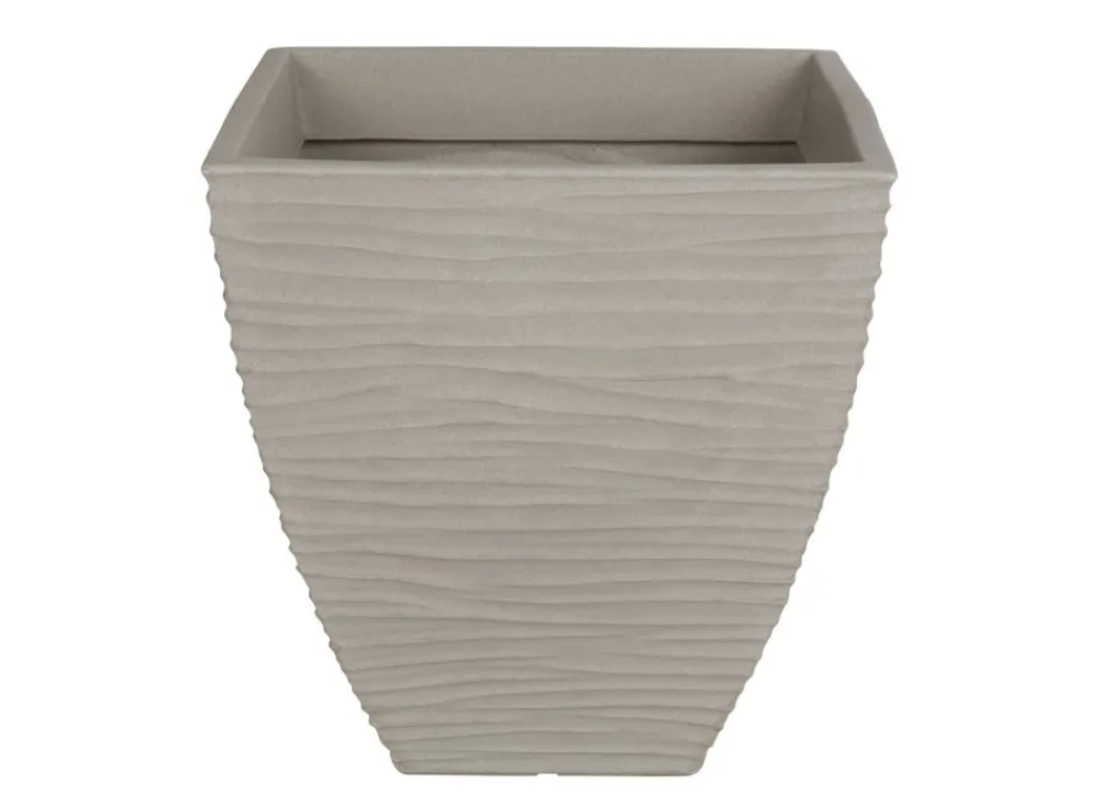 Jelenia Plast Pflanztopf Sylt 40X40X42Cm Sand Discount