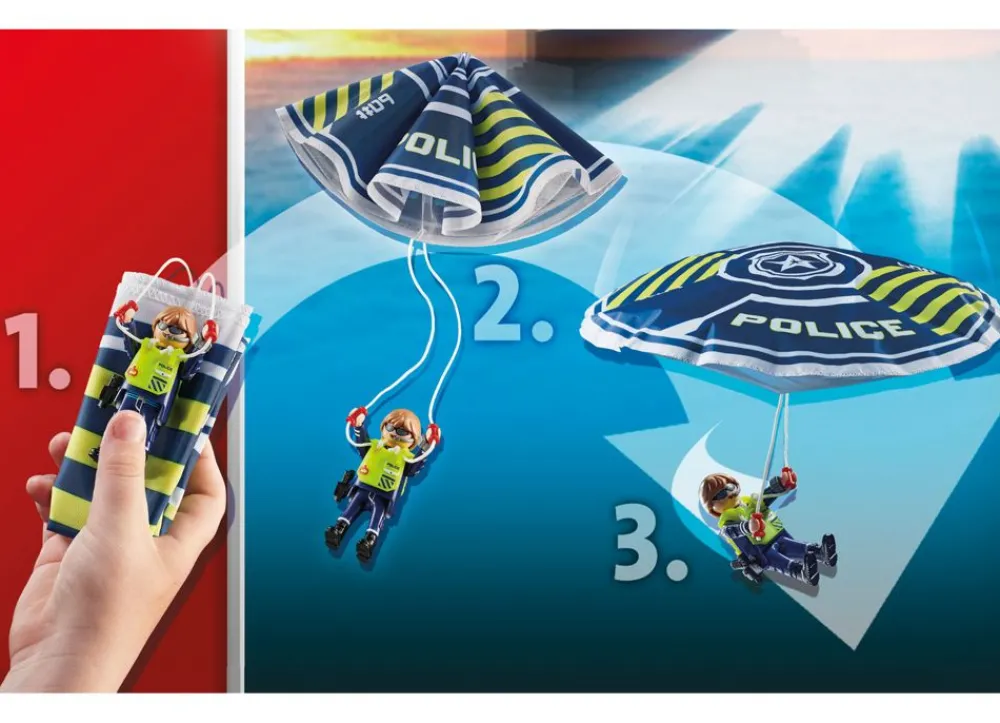 Playmobil 70781 City Action Polizei-Fallschirm Best
