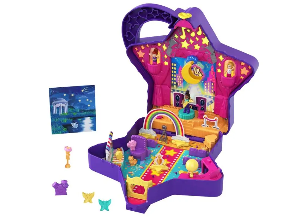 Mattel Polly Pocket Hgt17 Talentshow-Schatulle Best