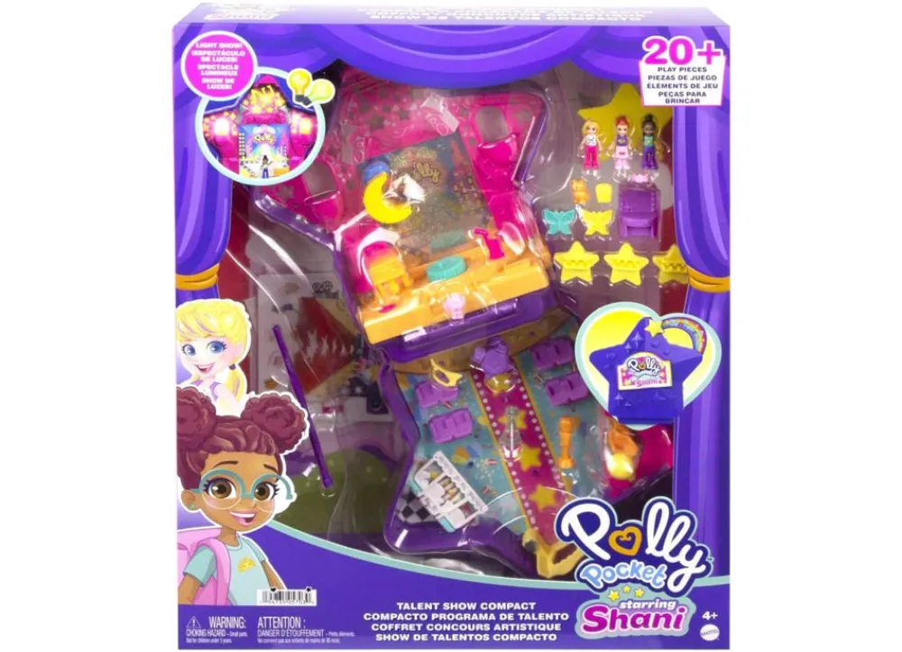 Mattel Polly Pocket Hgt17 Talentshow-Schatulle Best