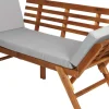 Joy Company Polsterauflage Fur Gartenbank Hellgrau