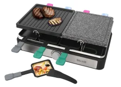 Skive Raclette-Grill Mit Granitsteinplatte Fur 8 Personen Hot