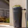 4rain Azura 2In1 Regenspeicher 230L Mit Pflanzschale Graphitgrau Outlet
