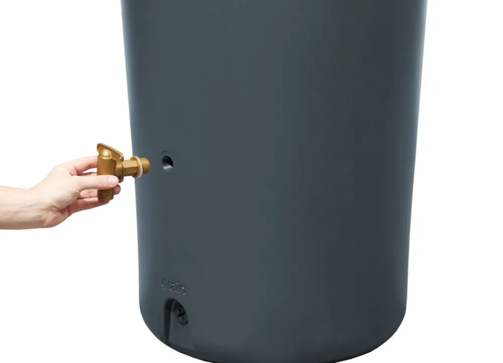 4rain Azura 2In1 Regenspeicher 230L Mit Pflanzschale Graphitgrau Outlet