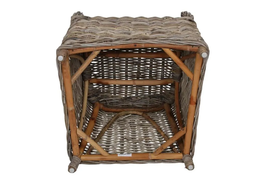 TP Rattansessel Athena Mit Sitzkissen 4Er-Set Natural-Grey Discount