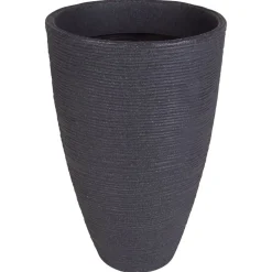 Pseudohersteller Rillentopf Rund 27,5Cm Anthrazit Clearance