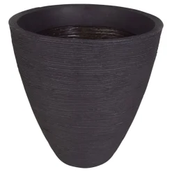 Pseudohersteller Rillentopf Rund 42Cm Anthrazit Outlet