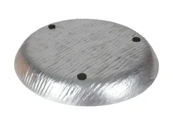 TP Rundes Metall-Dekotablett 37Cm Silber Clearance