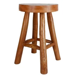TP Rustikaler Hocker Kansas Aus Teakholz 30X45Cm Online