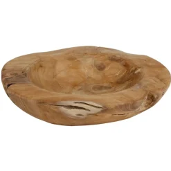 Pseudohersteller Rustikale Teakholzschale 27-30Cm