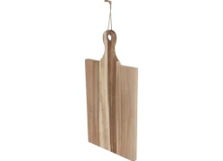 TP Schneid- Und Servierbrett Aus Akazienholz Mit Griff 41X27Cm