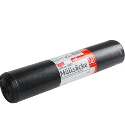 quickpack Schwerlast-Mullsacke 240 Liter Schwarz