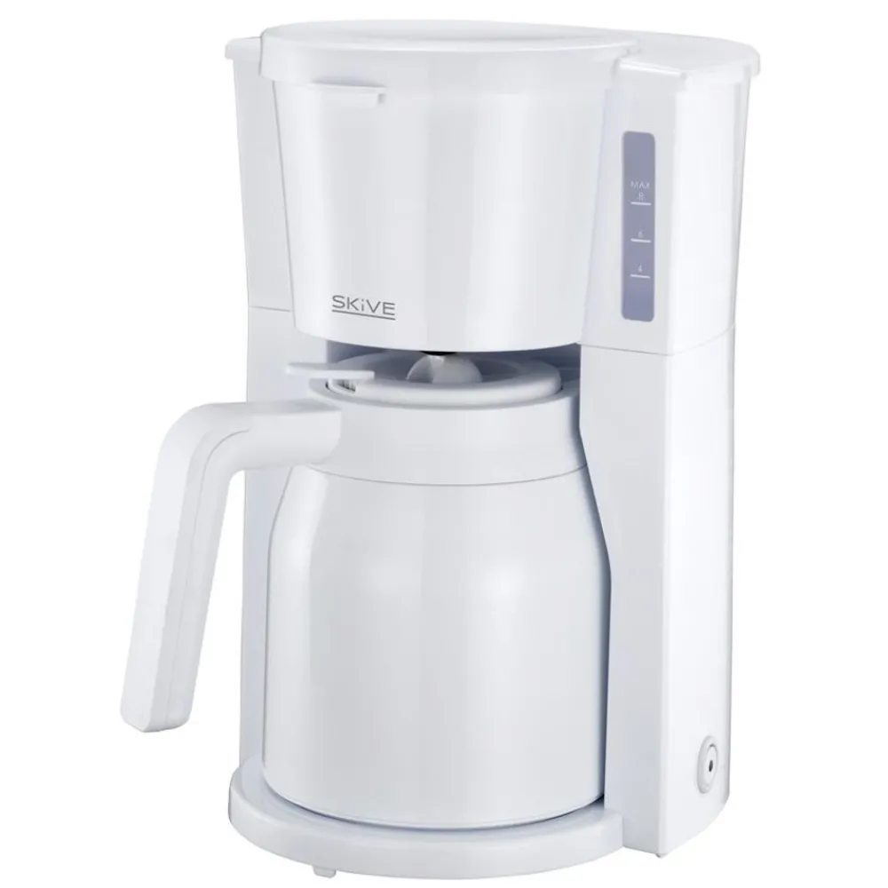 Skive Kaffeemaschine Mit Thermoskanne Weis Hot