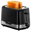 Skive Toaster Schwarz/Edelstahl Hot