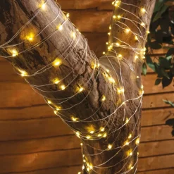 TP Solar-Drahtlichterkette 21,9M 200 Micro-Leds Warmweis Discount