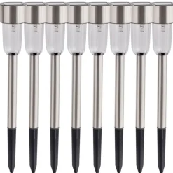 TP Solar-Gartenleuchten 8Er-Set Clearance