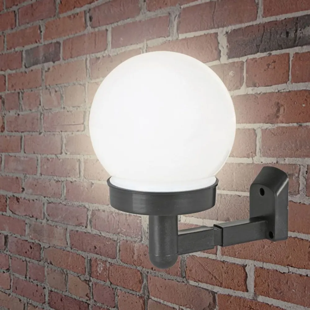 outdoor lights Solar-Kugel-Wandleuchte 10X15X15 Kaltweis Best