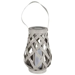 TP Solar-Laterne In Rattanoptik Mit Flackereffekt 16X27Cm Warmweis Sale