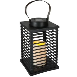 TP Solar-Laterne Rattan Eckig Outlet