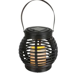 TP Solar-Laterne Rattan Rund Outlet