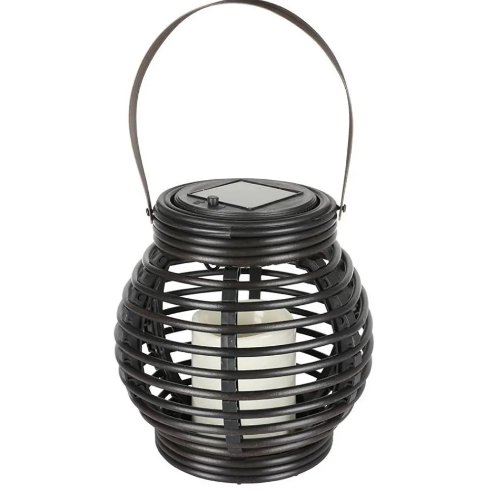 TP Solar-Laterne Rattan Rund Outlet