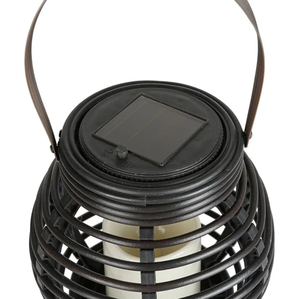 TP Solar-Laterne Rattan Rund Outlet