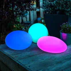 TP Solar-Led-Gartenleuchte Stein 40X17X30Cm Discount