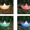 TP Solar-Led-Gartenstecker Schiff Mit Farbwechsel