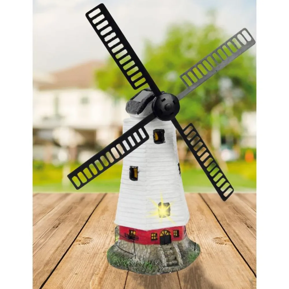 TP Solar-Windmuhle Mit Led-Beleuchtung 49Cm Discount