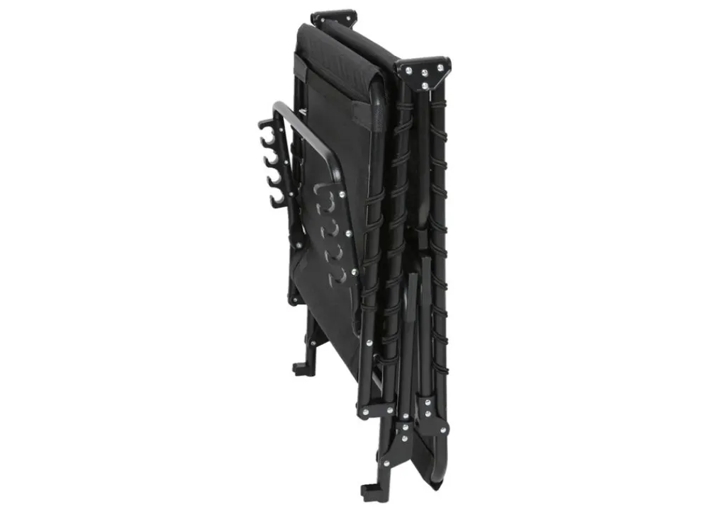 TP Sonnenliege Mit Kopfpolster 190X55X31Cm Schwarz Hot