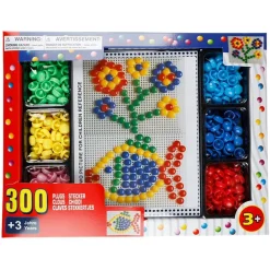TP Steckspiel Mit 300 Bunten Steckbausteinen New
