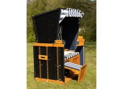 Pseudohersteller Strandkorb Ostsee Deluxe Blau/Weis Outlet