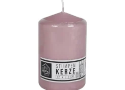 New Home Candlelight Stumpenkerze Glatt 78X120Mm Altrosa Discount