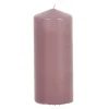 New Home Candlelight Stumpenkerze Glatt 78X200Mm Altrosa